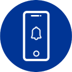 Cell phone reminders icon
