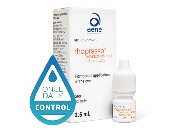Rhopressa daily control box and dropper 