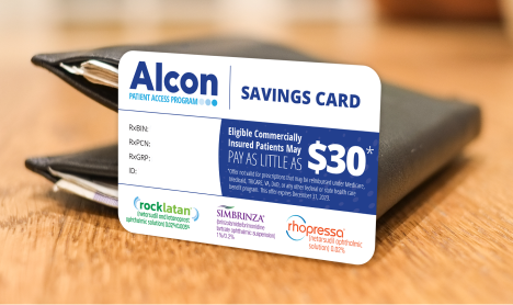 Alcon Savings Card